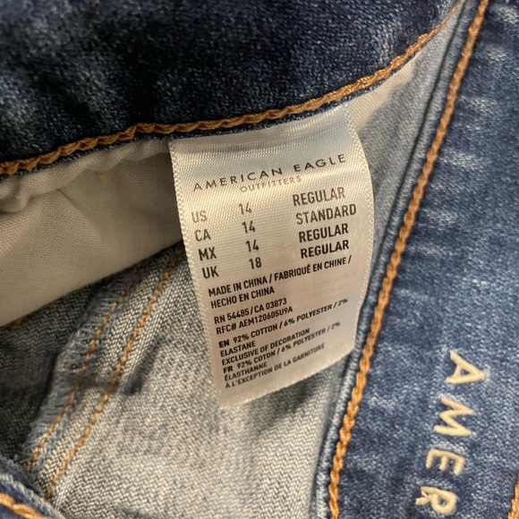 American Eagle Hi-Rise mini skirt size 14 - Picture 4 of 8